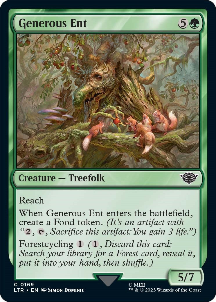 Image for Generous Ent (Universes Beyond: The Lord of the Rings: Tales of Middle-earth) (169) - Magic: The Gathering