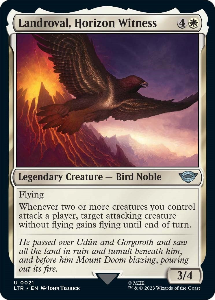 Image for Landroval, Horizon Witness (Universes Beyond: The Lord of the Rings: Tales of Middle-earth) (21) - Magic: The Gathering