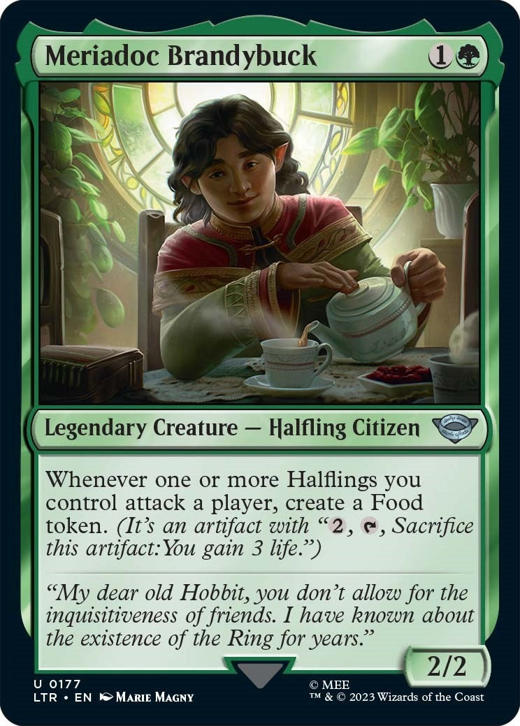 Image for Meriadoc Brandybuck (Universes Beyond: The Lord of the Rings: Tales of Middle-earth) (177) - Magic: The Gathering