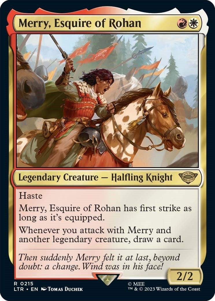 Image for Merry, Esquire of Rohan (Universes Beyond: The Lord of the Rings: Tales of Middle-earth) (215) - Magic: The Gathering