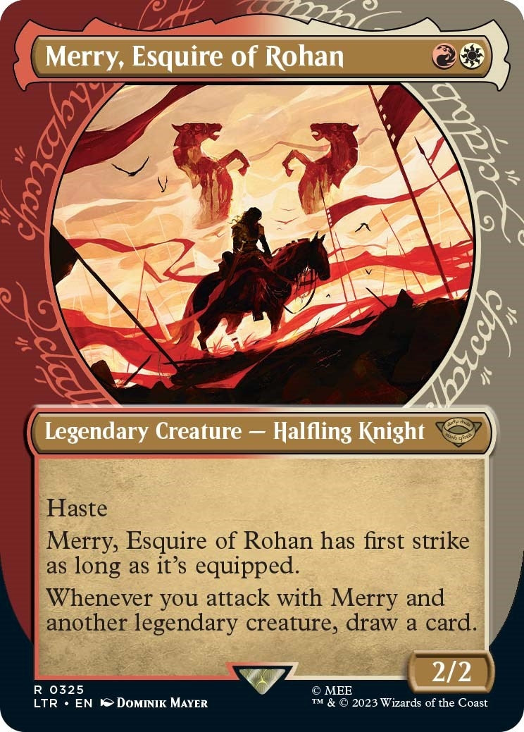 Image for Merry, Esquire of Rohan (Showcase) (Universes Beyond: The Lord of the Rings: Tales of Middle-earth) (325) - Magic: The Gathering
