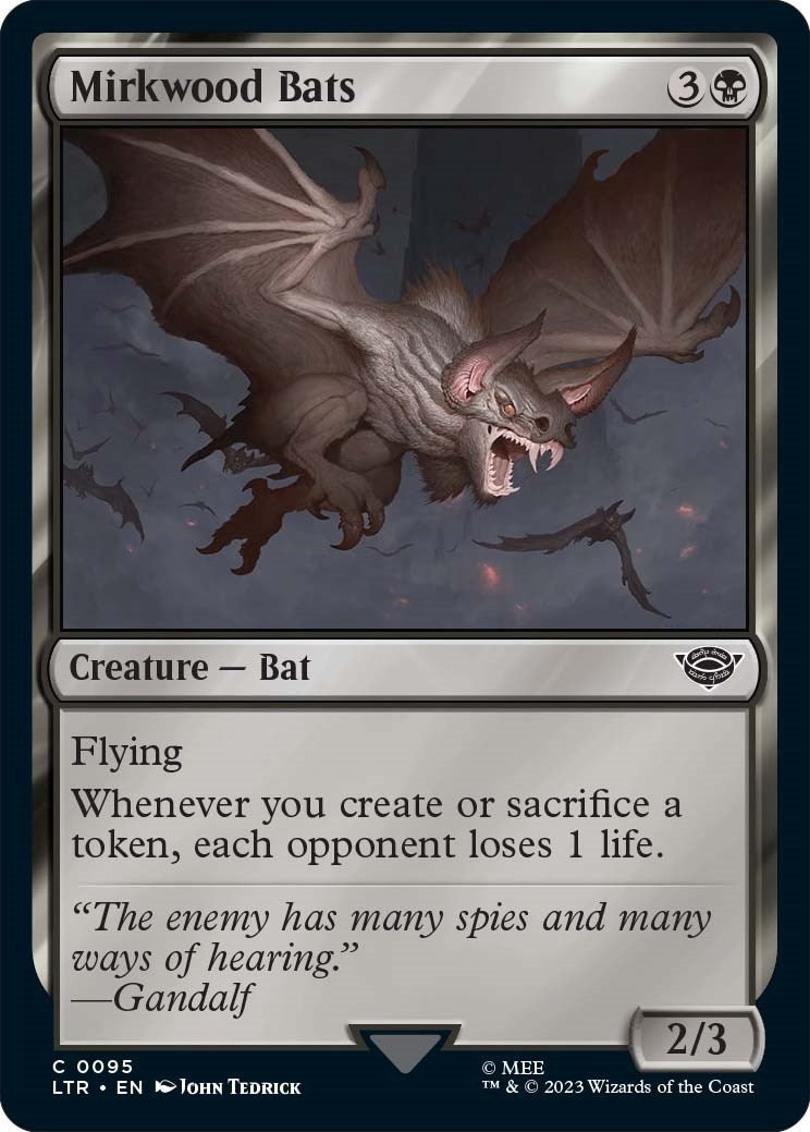 Image for Mirkwood Bats (Universes Beyond: The Lord of the Rings: Tales of Middle-earth) (95) - Magic: The Gathering