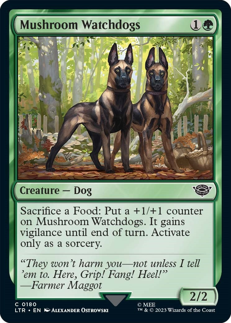Image for Mushroom Watchdogs (Universes Beyond: The Lord of the Rings: Tales of Middle-earth) (180) - Magic: The Gathering
