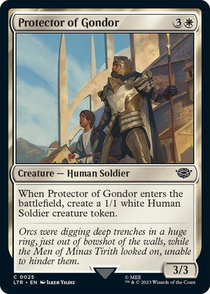 Image for Protector of Gondor (Universes Beyond: The Lord of the Rings: Tales of Middle-earth) (25) - Magic: The Gathering