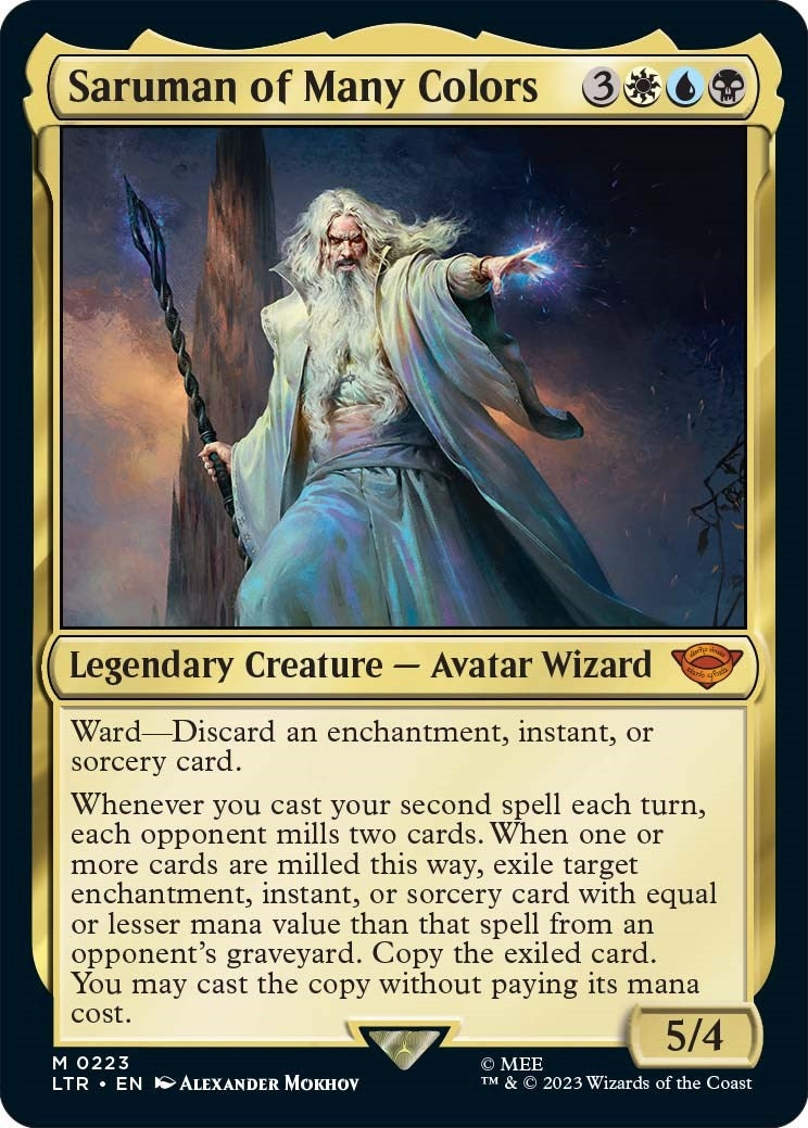Image for Saruman of Many Colors (Universes Beyond: The Lord of the Rings: Tales of Middle-earth) (223) - Magic: The Gathering