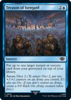 Image for Treason of Isengard (Universes Beyond: The Lord of the Rings: Tales of Middle-earth) (74) - Magic: The Gathering