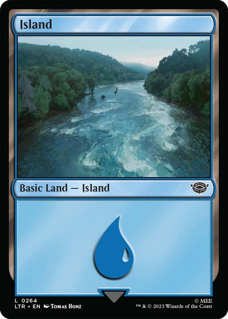 Image for Island (0264) (Universes Beyond: The Lord of the Rings: Tales of Middle-earth) (264) - Magic: The Gathering