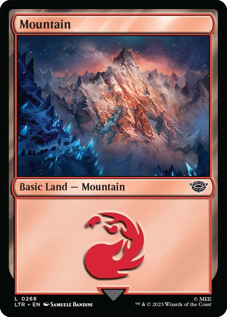 Image for Mountain (0268) (Universes Beyond: The Lord of the Rings: Tales of Middle-earth) (268) - Magic: The Gathering