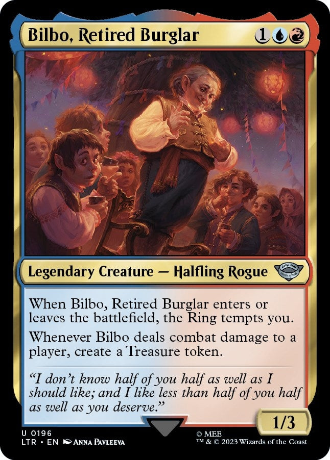 Image for Bilbo, Retired Burglar (Universes Beyond: The Lord of the Rings: Tales of Middle-earth) (196) - Magic: The Gathering