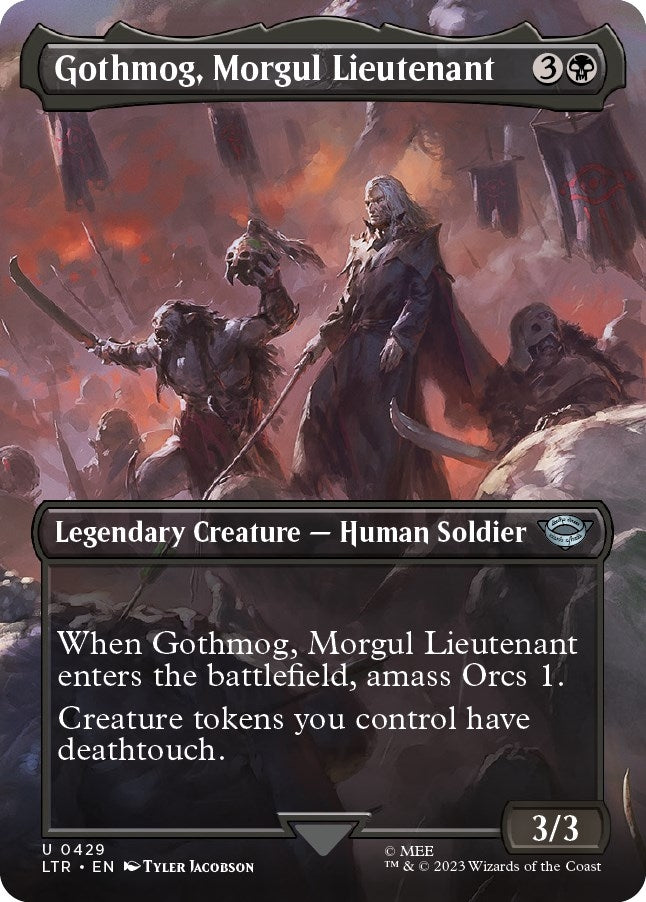 Image for Gothmog, Morgul Lieutenant (Borderless) (Universes Beyond: The Lord of the Rings: Tales of Middle-earth) (429) - Magic: The Gathering