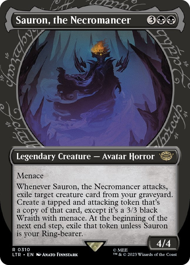Image for Sauron, the Necromancer (Showcase) (Universes Beyond: The Lord of the Rings: Tales of Middle-earth) (310) - Magic: The Gathering