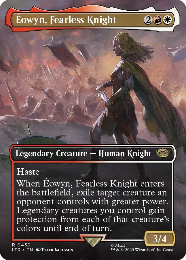 Image for Eowyn, Fearless Knight (Borderless) (Universes Beyond: The Lord of the Rings: Tales of Middle-earth) (430) - Magic: The Gathering