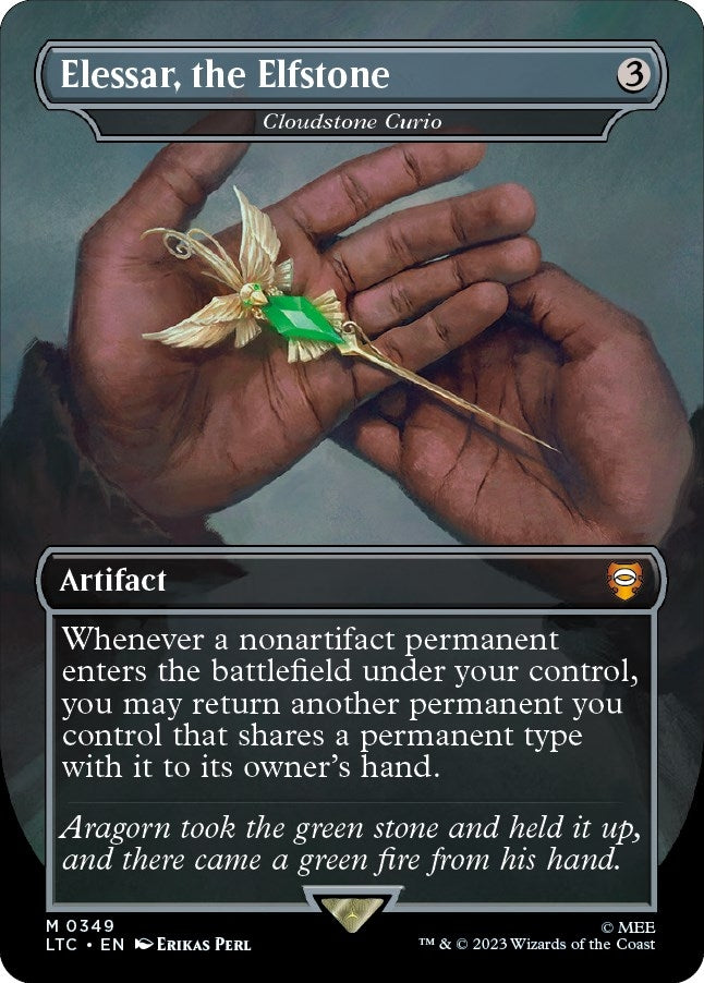 Image for Elessar, the Elfstone - Cloudstone Curio (Commander: The Lord of the Rings: Tales of Middle-earth) (349) - Magic: The Gathering