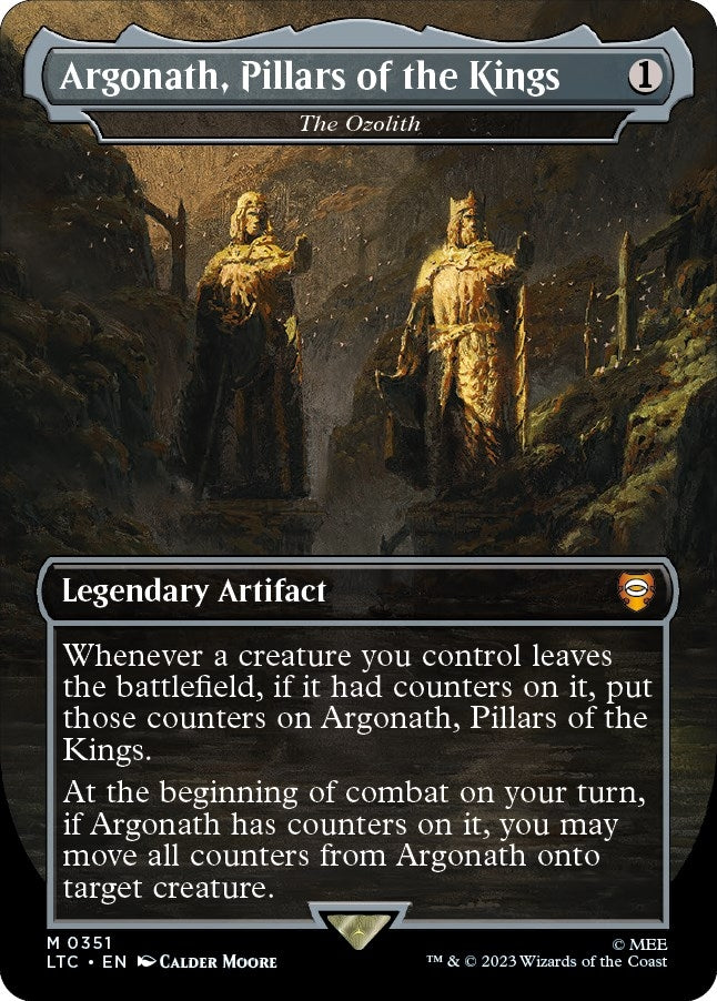Image for Argonath, Pillars of the Kings - The Ozolith (Commander: The Lord of the Rings: Tales of Middle-earth) (351) - Magic: The Gathering