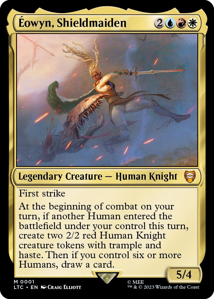 Image for Eowyn, Shieldmaiden (Commander: The Lord of the Rings: Tales of Middle-earth) (1) - Magic: The Gathering