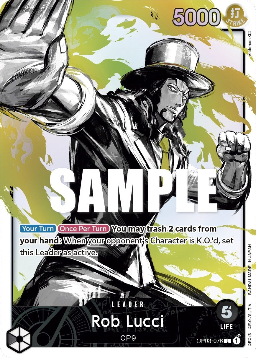 Image for Rob Lucci (076) (Alternate Art) (Pillars of Strength) (OP03-076) - One Piece Card Game