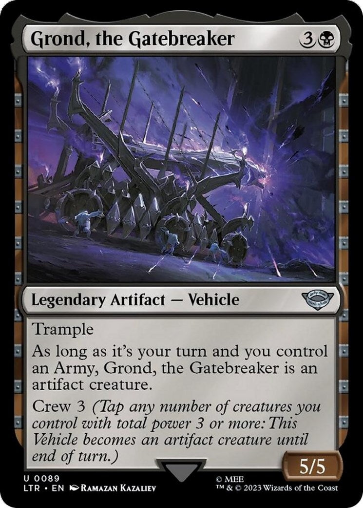 Image for Grond, the Gatebreaker (Universes Beyond: The Lord of the Rings: Tales of Middle-earth) (89) - Magic: The Gathering