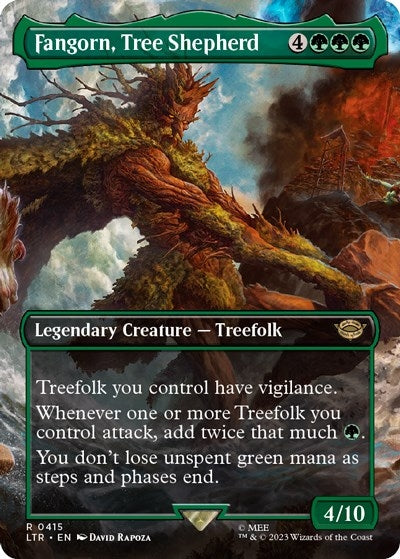 Image for Fangorn, Tree Shepherd (Borderless) (Universes Beyond: The Lord of the Rings: Tales of Middle-earth) (415) - Magic: The Gathering