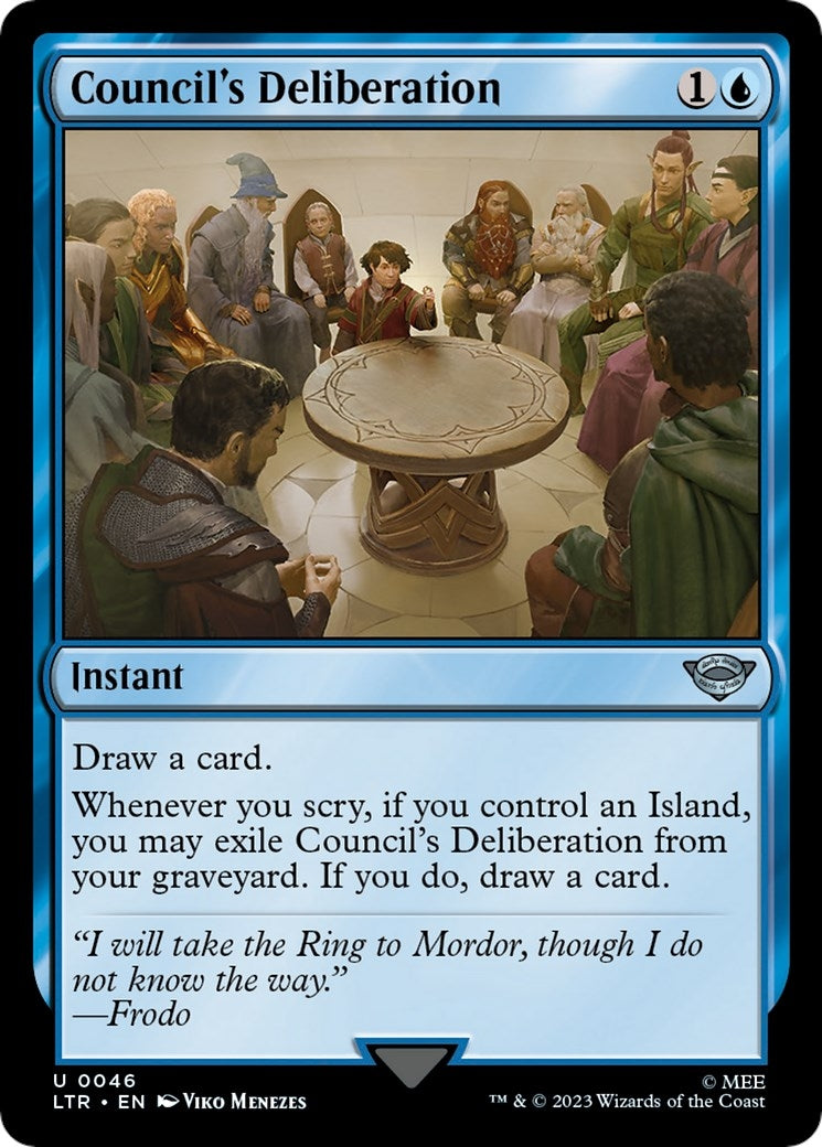 Image for Council's Deliberation (Universes Beyond: The Lord of the Rings: Tales of Middle-earth) (46) - Magic: The Gathering