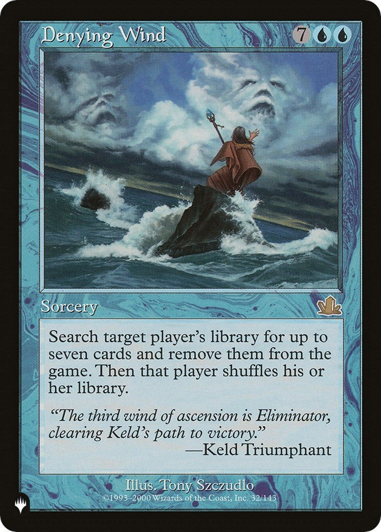 Image for Denying Wind (The List Reprints) (32/143) - Magic: The Gathering