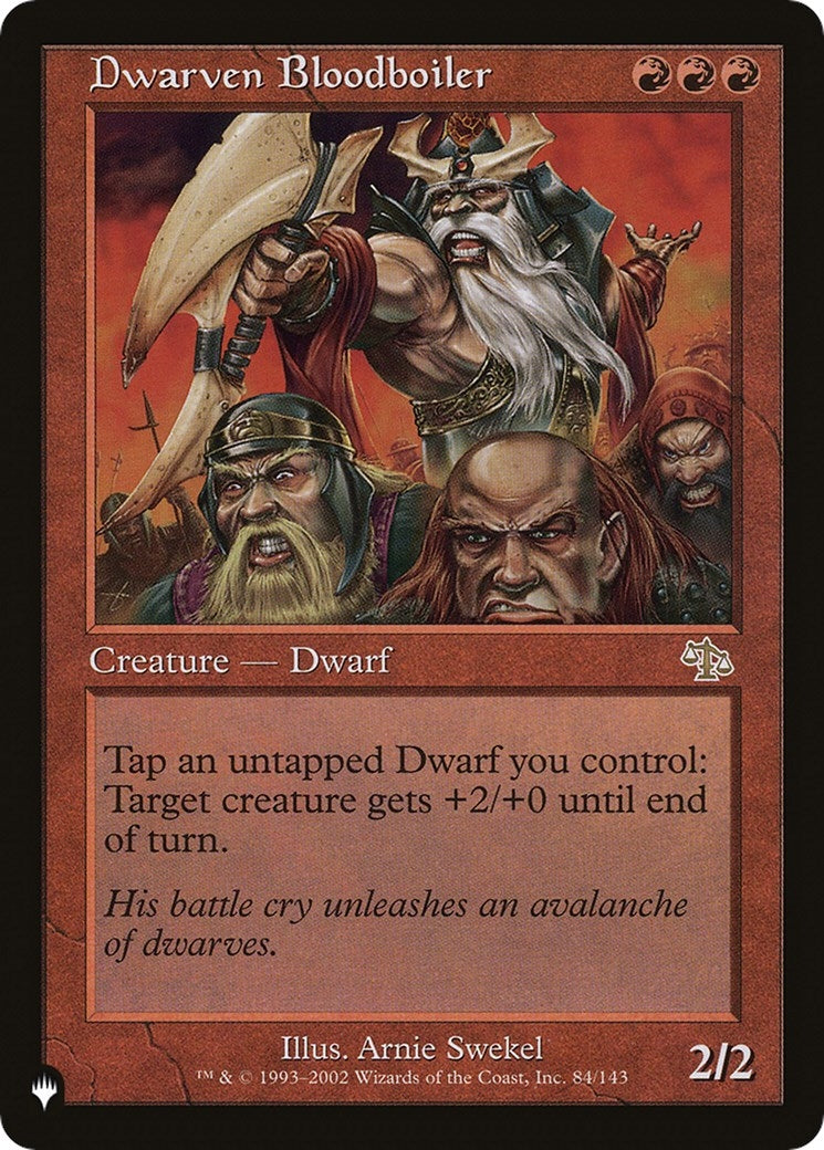 Image for Dwarven Bloodboiler (The List Reprints) (84/143) - Magic: The Gathering