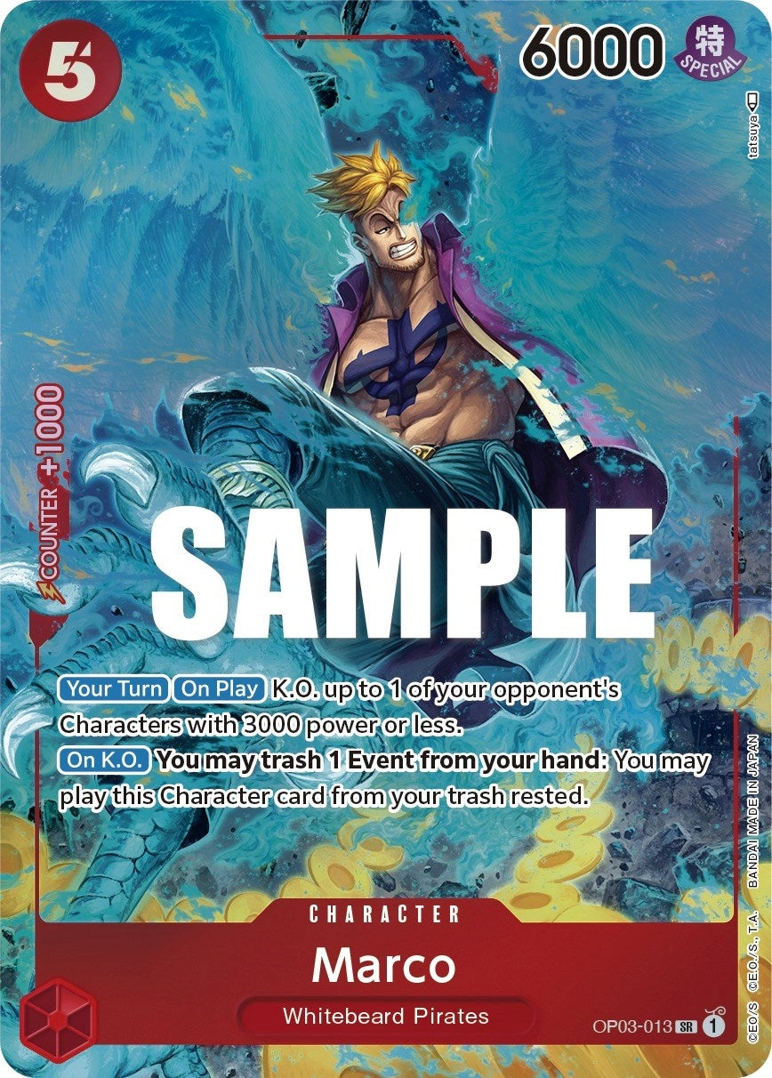 Image for Marco (Alternate Art) (Pillars of Strength) (OP03-013) - One Piece Card Game