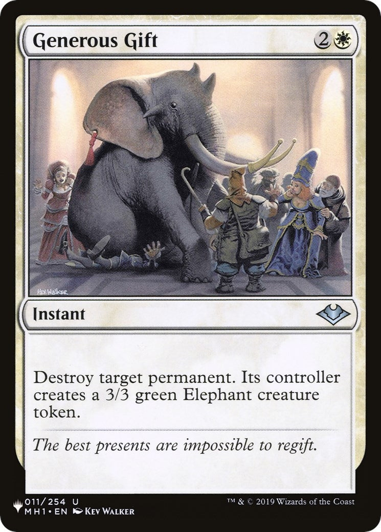 Image for Generous Gift (The List Reprints) (011/254) - Magic: The Gathering