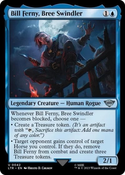 Image for Bill Ferny, Bree Swindler (Universes Beyond: The Lord of the Rings: Tales of Middle-earth) (42) - Magic: The Gathering