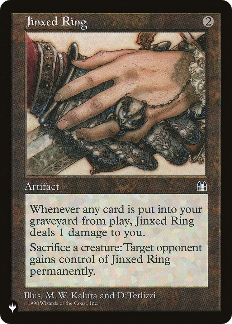 Image for Jinxed Ring (The List Reprints) - Magic: The Gathering