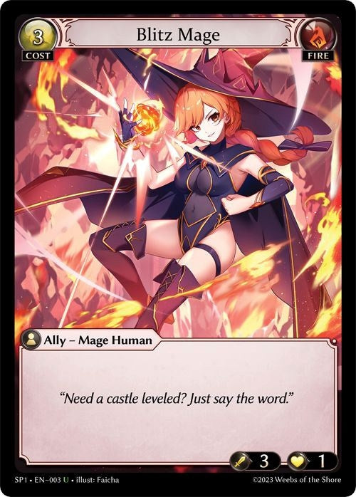 Image for Blitz Mage (Supporter Pack 1) (003) - Grand Archive TCG