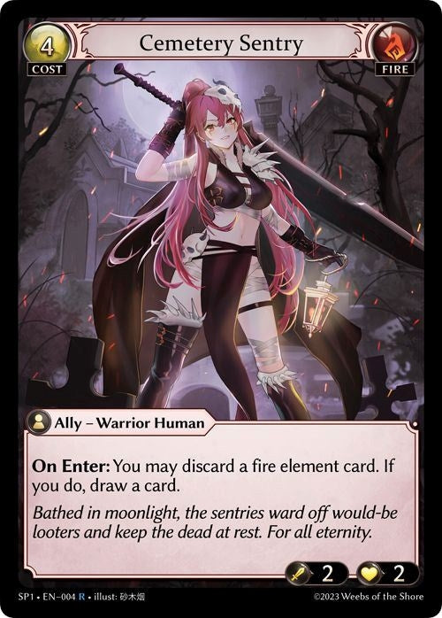 Image for Cemetery Sentry (Supporter Pack 1) (004) - Grand Archive TCG