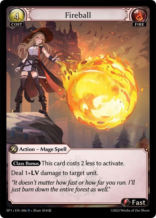 Image for Fireball (Supporter Pack 1) (006) - Grand Archive TCG
