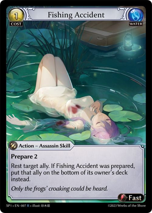 Image for Fishing Accident (Supporter Pack 1) (007) - Grand Archive TCG
