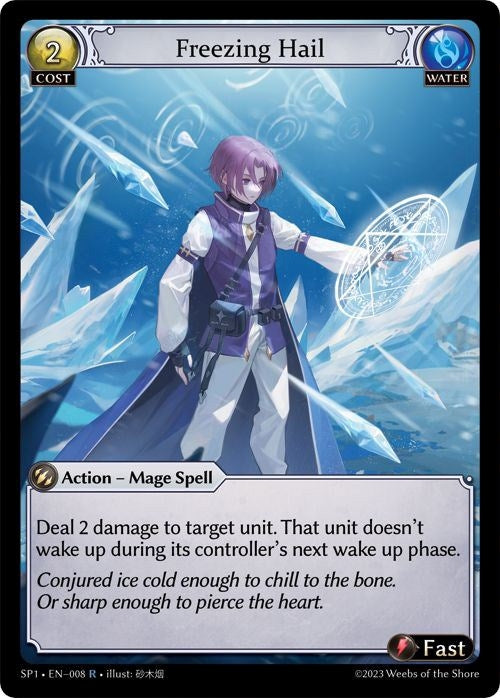 Image for Freezing Hail (Supporter Pack 1) (008) - Grand Archive TCG
