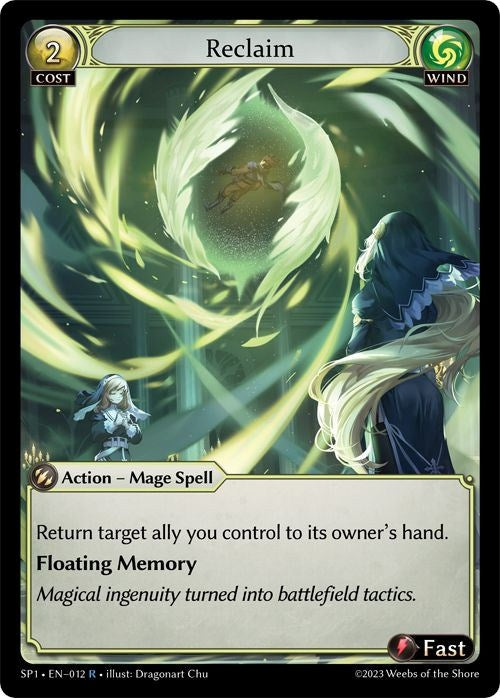 Image for Reclaim (Supporter Pack 1) (012) - Grand Archive TCG