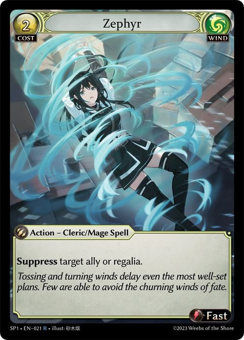 Image for Zephyr (Supporter Pack 1) (021) - Grand Archive TCG