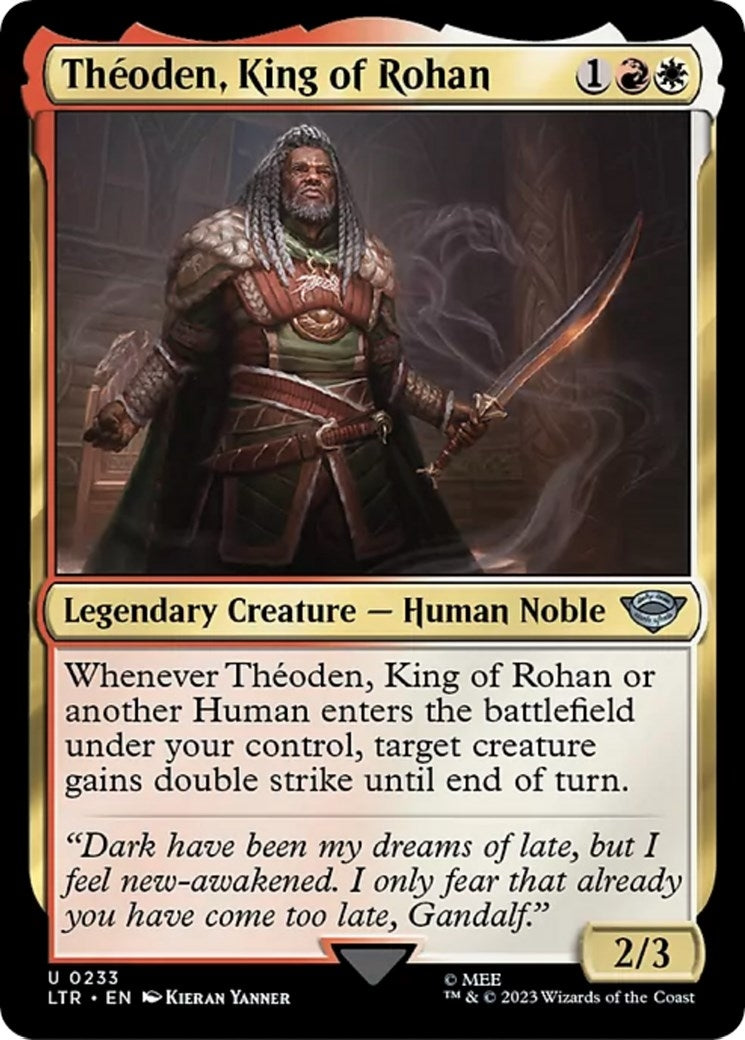 Image for Theoden, King of Rohan (Universes Beyond: The Lord of the Rings: Tales of Middle-earth) (233) - Magic: The Gathering
