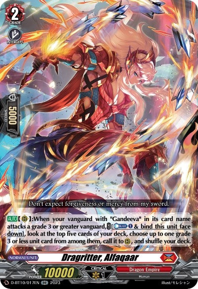 Image for Dragritter, Alfaqaar (D-BT10: Dragon Masquerade) (D-BT10/017EN) - Cardfight Vanguard