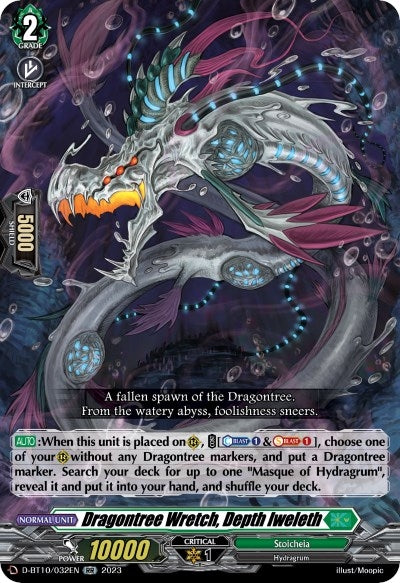 Image for Dragontree Wretch, Depth Iweleth (D-BT10: Dragon Masquerade) (D-BT10/032EN) - Cardfight Vanguard