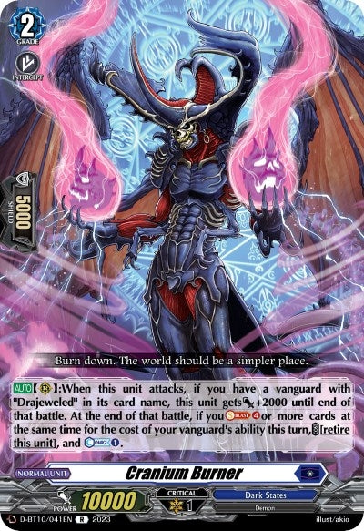 Image for Cranium Burner (D-BT10: Dragon Masquerade) (D-BT10/041EN) - Cardfight Vanguard