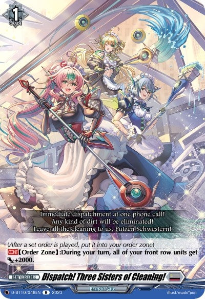 Image for Dispatch! Three Sisters of Cleaning! (D-BT10: Dragon Masquerade) (D-BT10/048EN) - Cardfight Vanguard
