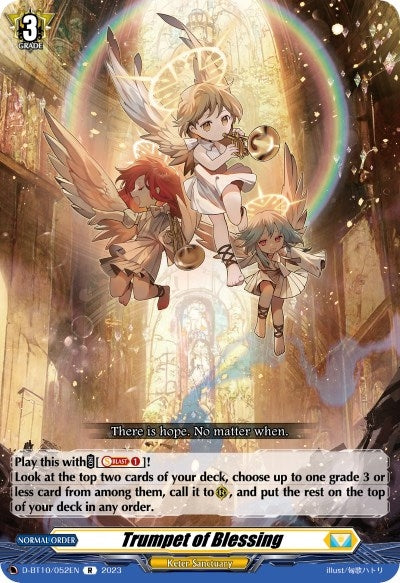 Image for Trumpet of Blessing (D-BT10: Dragon Masquerade) (D-BT10/052EN) - Cardfight Vanguard