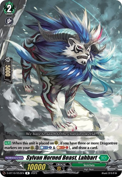 Image for Sylvan Horned Beast, Lahbart (D-BT10: Dragon Masquerade) (D-BT10/053EN) - Cardfight Vanguard