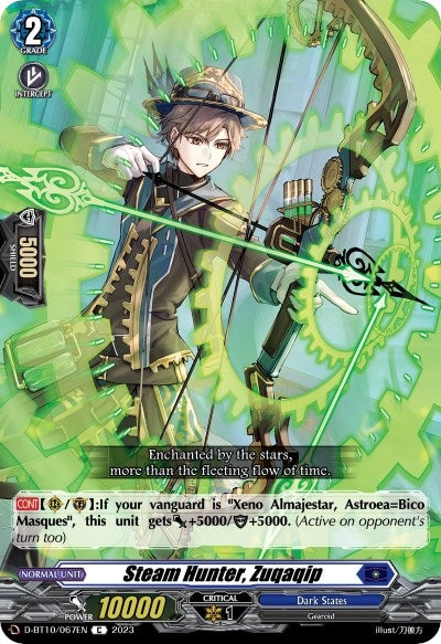 Image for Steam Hunter, Zuqaqip (D-BT10: Dragon Masquerade) (D-BT10/067EN) - Cardfight Vanguard