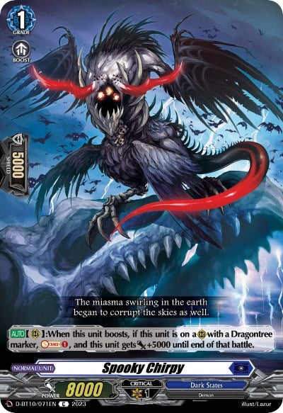 Image for Spooky Chirpy (D-BT10: Dragon Masquerade) (D-BT10/071EN) - Cardfight Vanguard