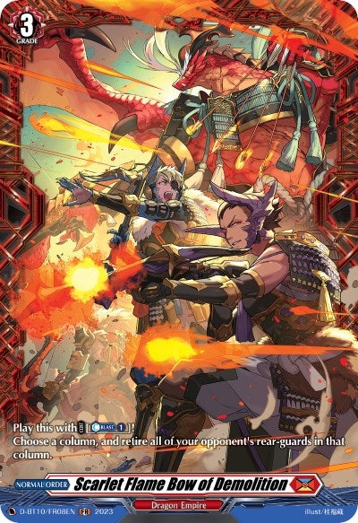 Image for Scarlet Flame Bow of Demolition (FR) (D-BT10: Dragon Masquerade) (D-BT10/FR08EN) - Cardfight Vanguard