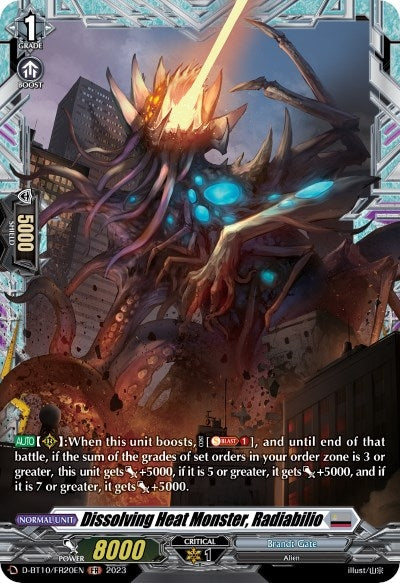 Image for Dissolving Heat Monster, Radiabilio (FR) (D-BT10: Dragon Masquerade) (D-BT10/FR20EN) - Cardfight Vanguard