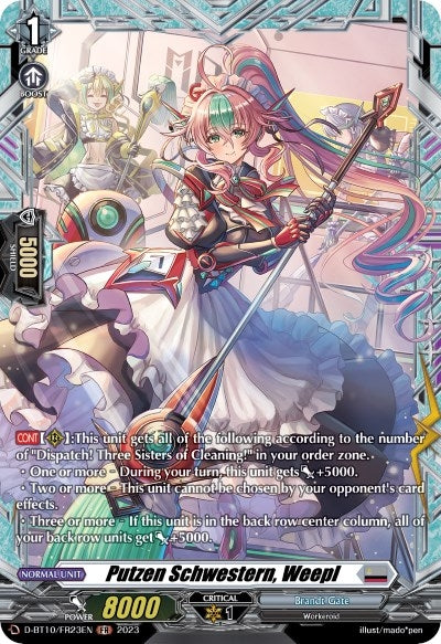 Image for Putzen Schwestern, Weepl (FR) (D-BT10: Dragon Masquerade) (D-BT10/FR23EN) - Cardfight Vanguard