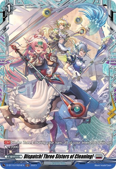 Image for Dispatch! Three Sisters of Cleaning! (FR) (D-BT10: Dragon Masquerade) (D-BT10/FR24EN) - Cardfight Vanguard