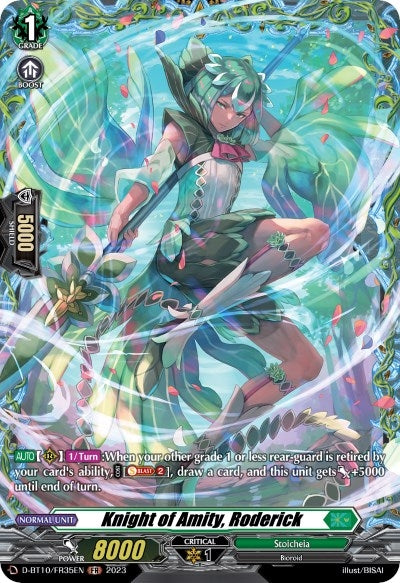 Image for Knight of Amity, Roderick (FR) (D-BT10: Dragon Masquerade) (D-BT10/FR35EN) - Cardfight Vanguard